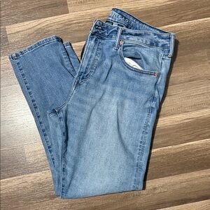 American Eagle Outfitters Light Blue Straight Leg Jeans